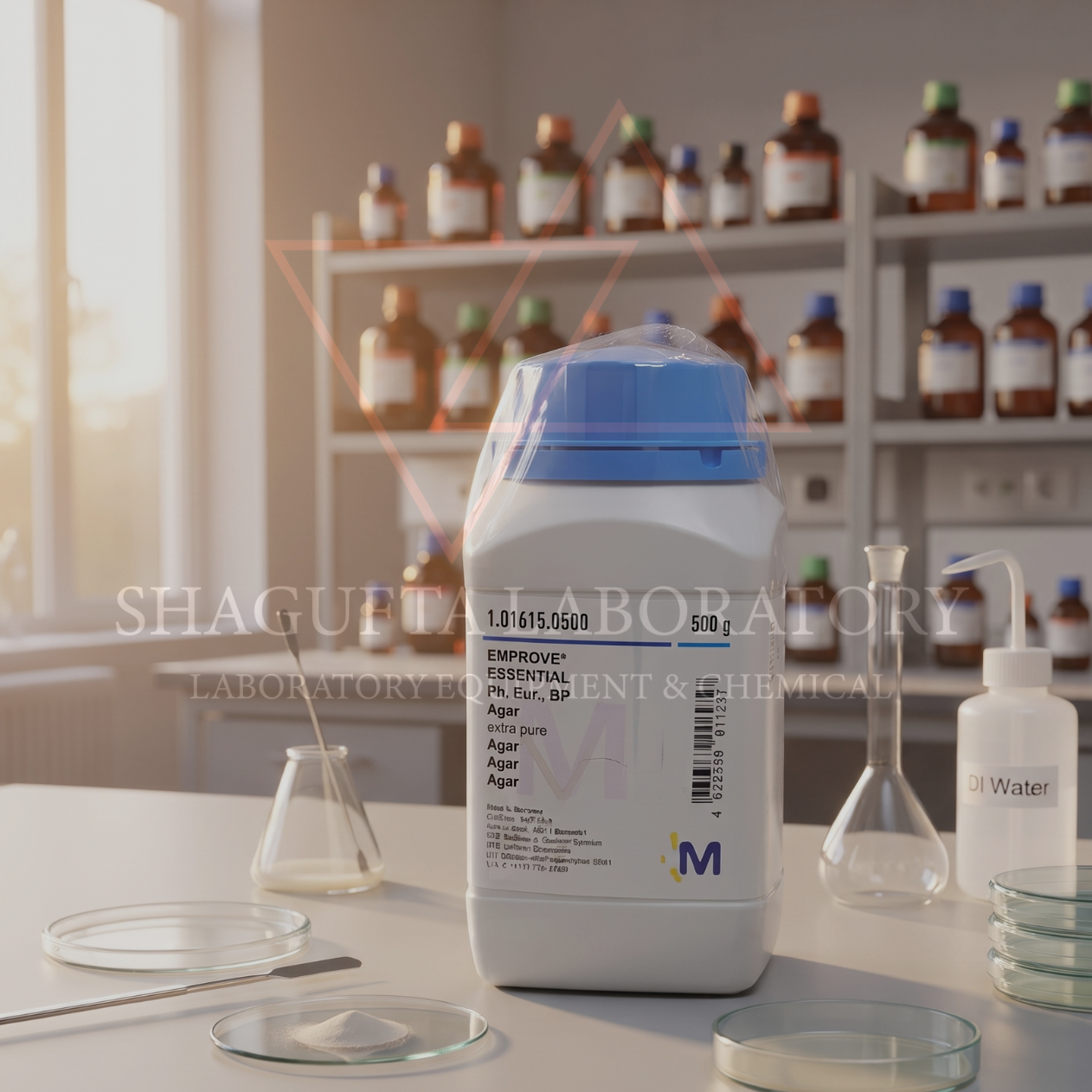 Agar Extra Pure EMPROVE® ESSENTIAL 10GR Merck 101615 – Media Kultur Mikrobiologi Laboratorium (REPACK)