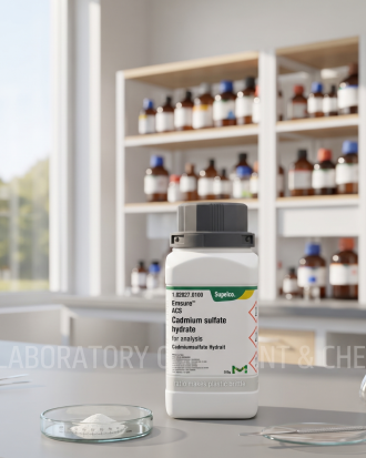 Cadmium Sulfate Hydrate EMSURE® ACS Supelco Merck 102027.0100 100g – Reagen Kimia Analytical Grade