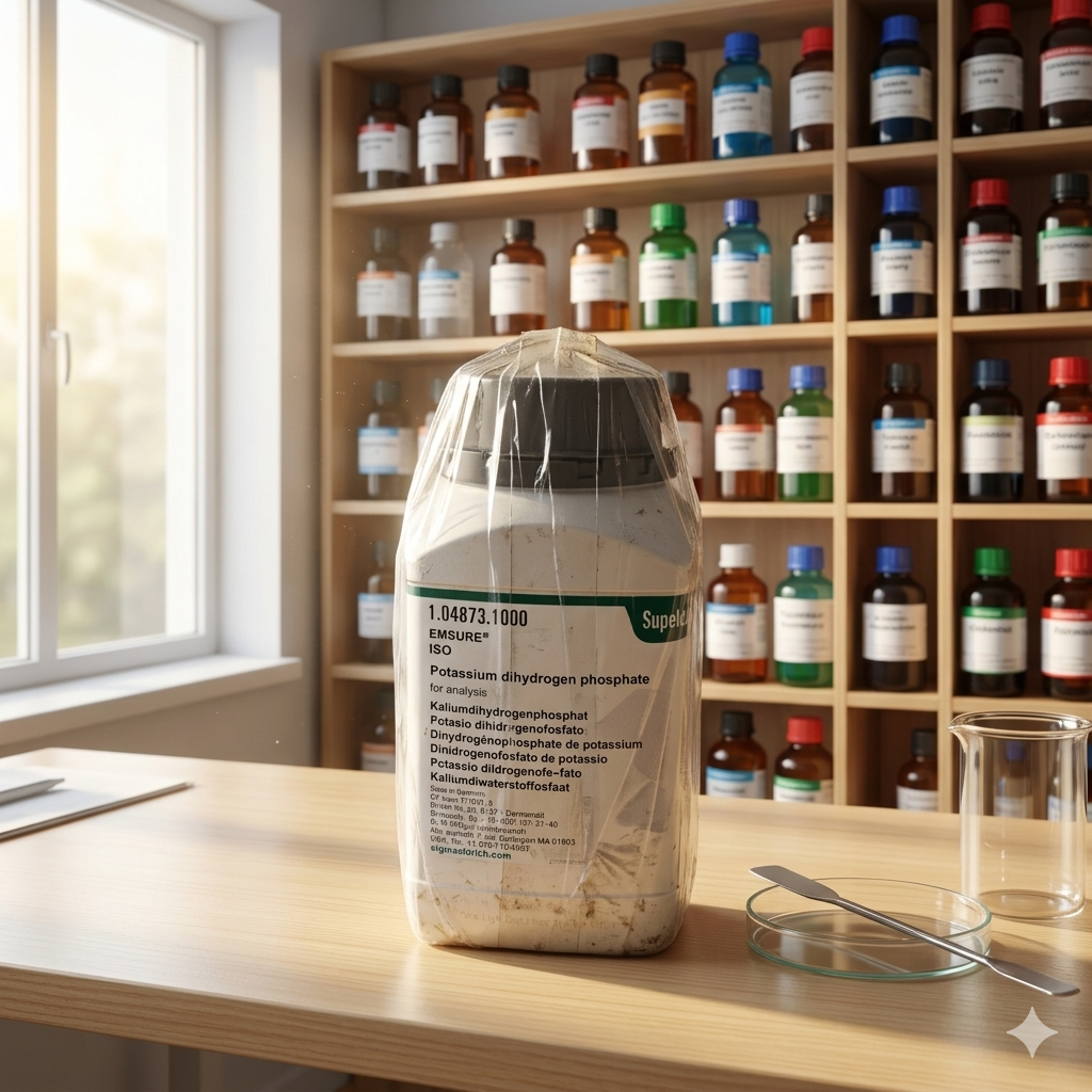Potassium Dihydrogen Phosphate Merck 104873 – Kalium Dihidrogen Fosfat for Analysis Supelco Merck 25GR (REPACK)