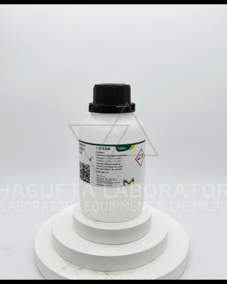 Calcium Standard Solution 1000 mg/L Ca Certipur® Merck adalah larutan standar kalsium berkualitas analytical grade untuk kalibrasi instrumen AAS, ICP-OES, dan ICP-MS. Traceable terhadap NIST sehingga ideal digunakan pada laboratorium QC, penelitian, industri, lingkungan, pangan, dan institusi pendidikan.