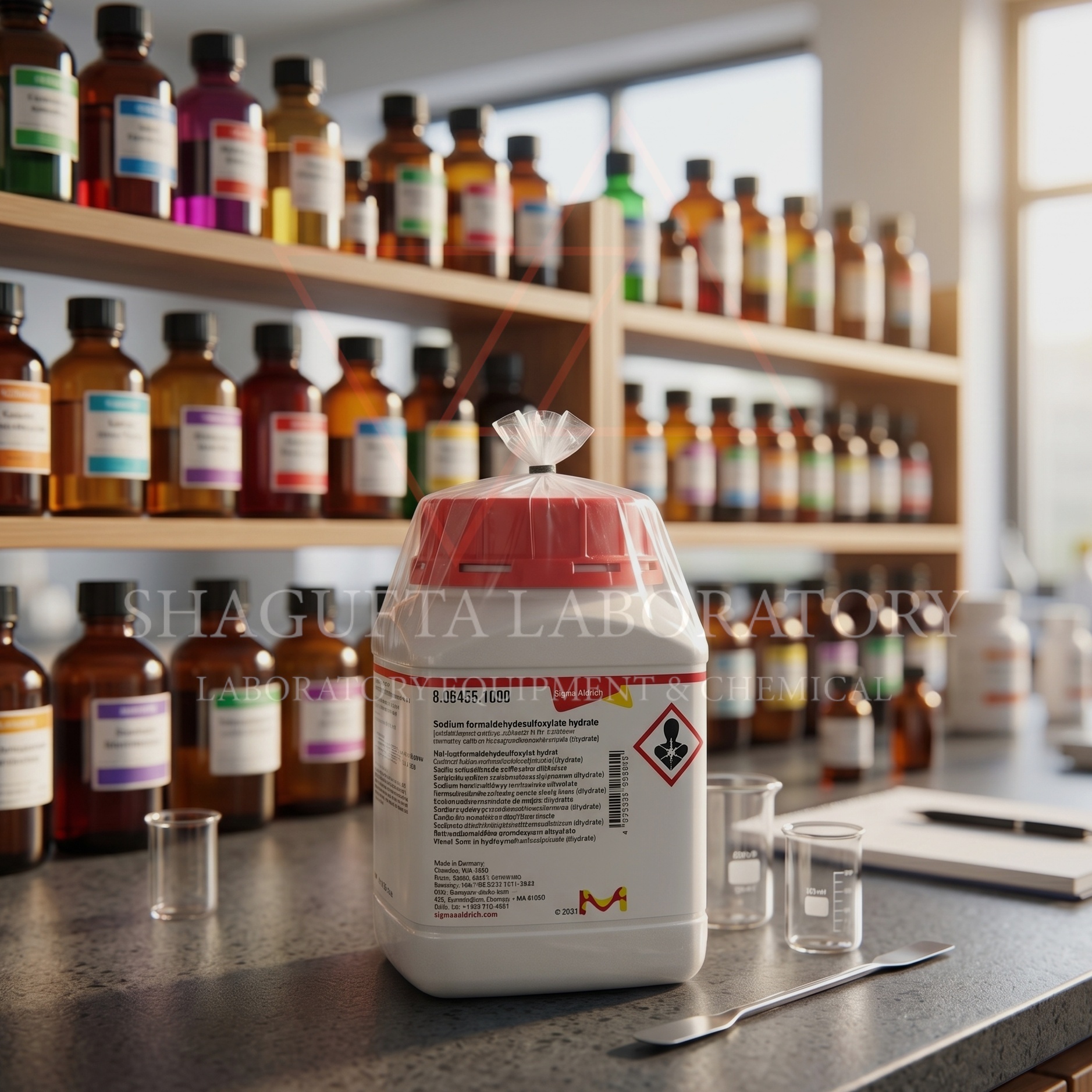 Sodium Formaldehydesulfoxylate Hydrate Sigma-Aldrich 50GR 806455 | Rongalite Reagent Laboratorium (REPACK)