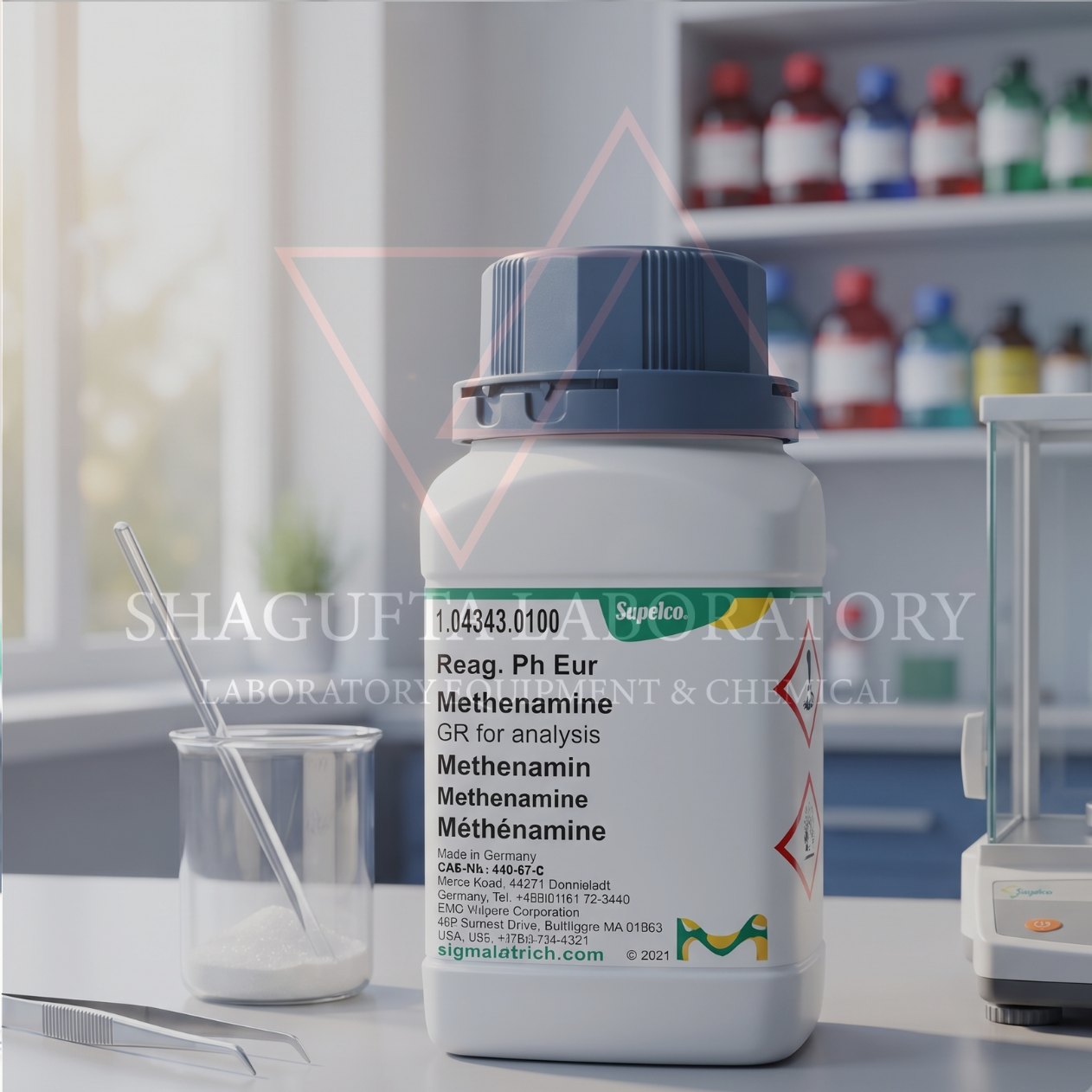 METHENAMINE 104343 / METENAMIN PRO ANALIS 1.04343 MERCK 100GRAM
