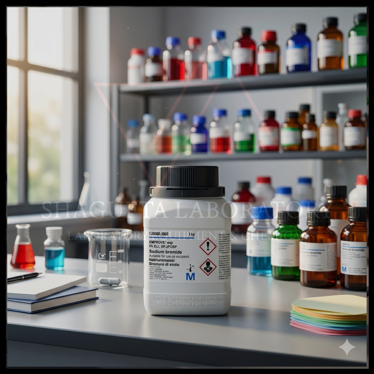 SODIUM BROMIDE FOR ANALISYS 106360 / NATRIUM BROMIDA PRO ANALIS / NaBr KEMASAN 25GR (REPACK)