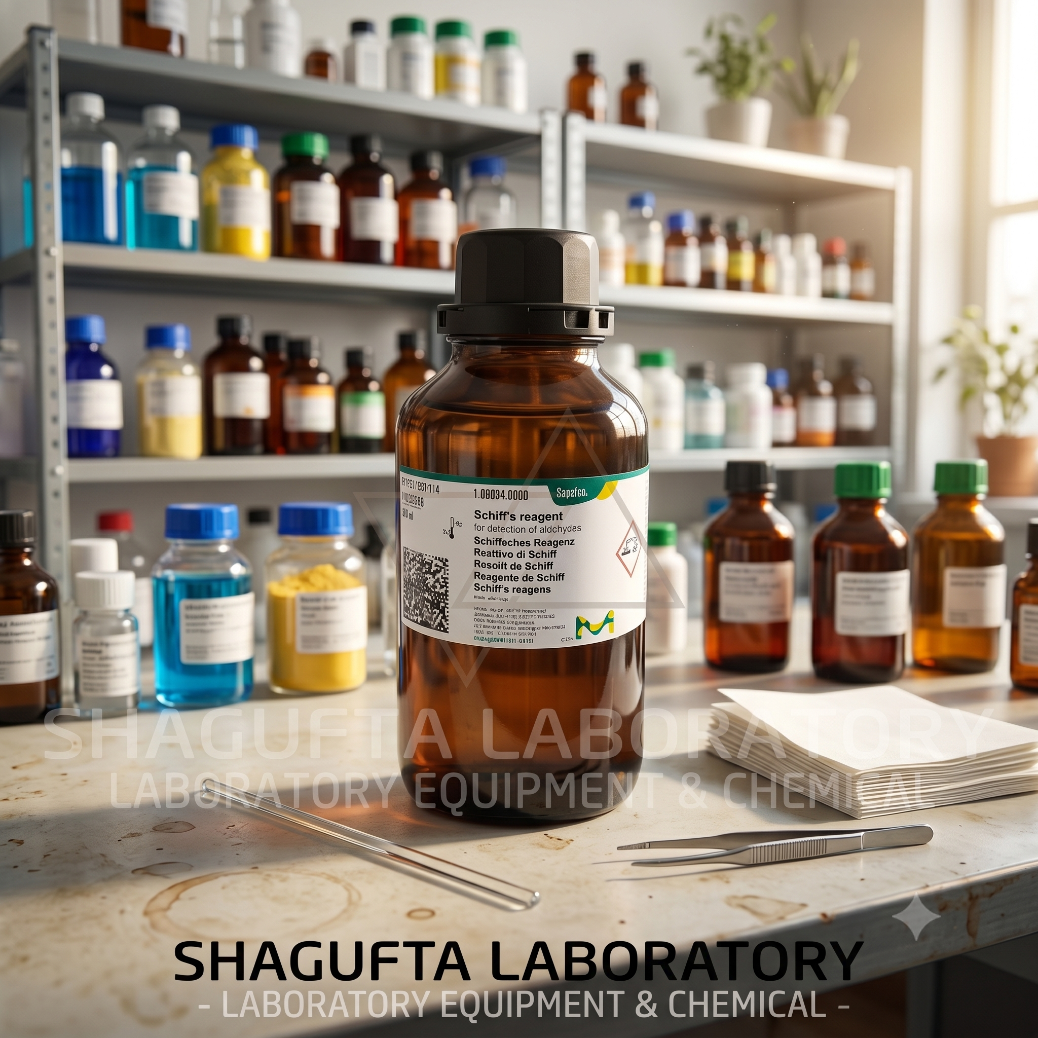 Supelco Schiff’s Reagent for Detection of Aldehydes 1.09034.0500 – Reagen Schiff Analisis Aldehida Laboratorium