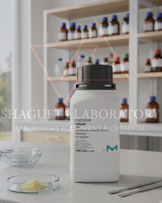 Ammonium Cerium(IV) Sulfate Dihydrate 100GR 102273 Grade for Analysis EMSURE® ACS – Ceric Ammonium Sulfate / Cerium(IV) Ammonium Sulfate / (NH₄)₄Ce(SO₄)₄·2H₂O | SHAGUFTA LABORATORY