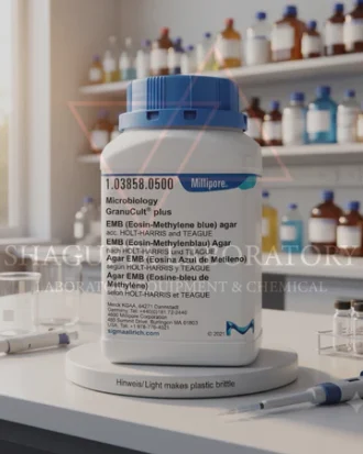 SHAGUFTA LABORATORY Levine EMB Agar 500 g Katalog 101342 – Eosin Methylene Blue Lactose Agar (Levine) / EMB Agar / Levine EMB Medium / Media Kultur Mikrobiologi