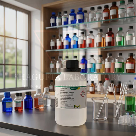 Zinc Standard Solution 500 mL 119806 | Larutan Standar Seng (Zn) untuk AAS, ICP-OES & ICP-MS | SHAGUFTA LABORATORY
