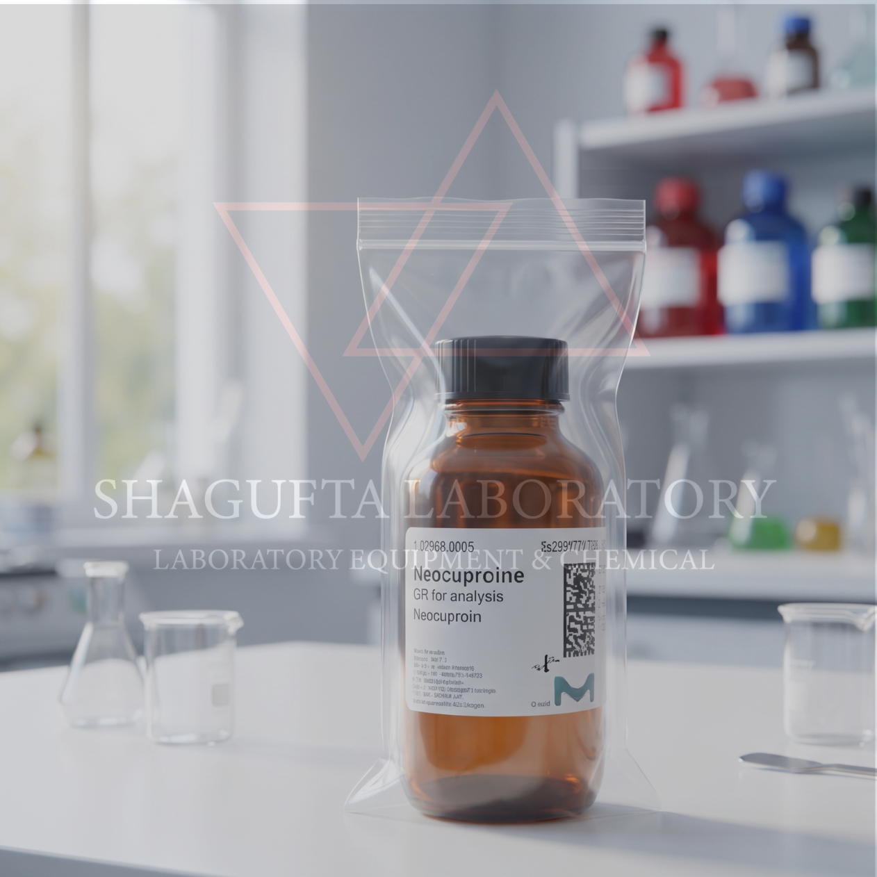 Neocuproine 5GR 102968 – 2,9-Dimethyl-1,10-Phenanthroline Grade for Analysis | Reagen Analisis Tembaga(I) | SHAGUFTA LABORATORY