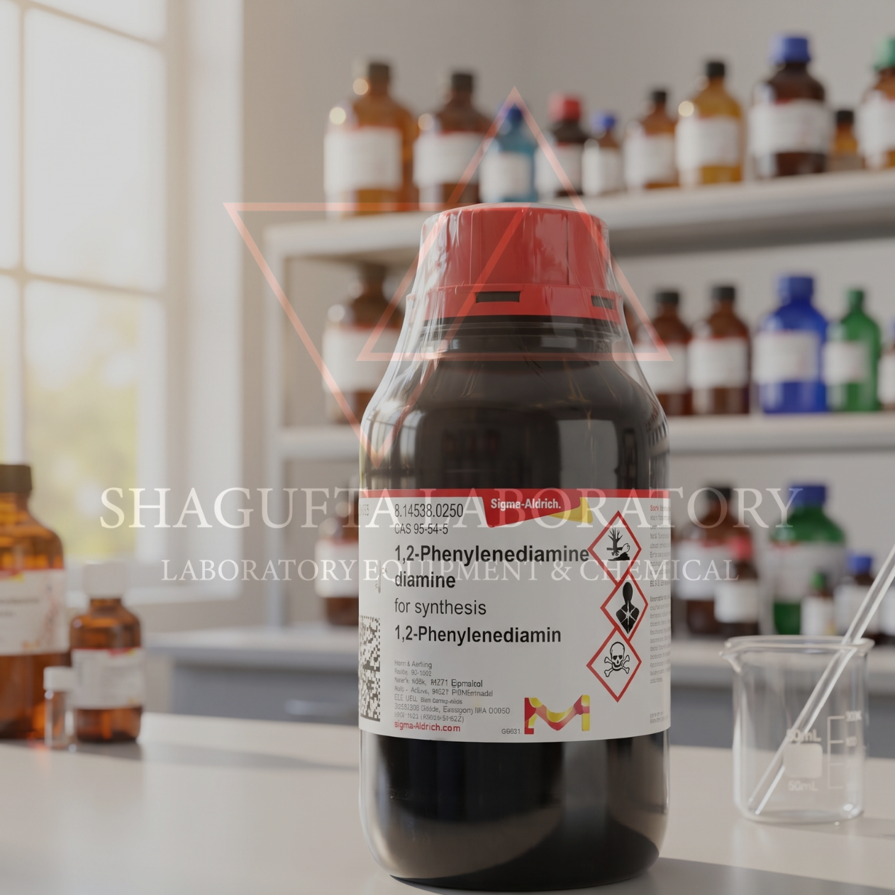 Merck 814538 1,2-Phenylenediamine 10gr Grade for Synthesis – o-Phenylenediamine / 1,2-Diaminobenzene (C₆H₈N₂) (REPACK)